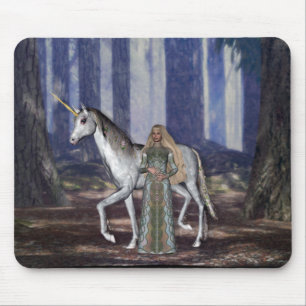 Krw-oskuld och unicornen musmatta