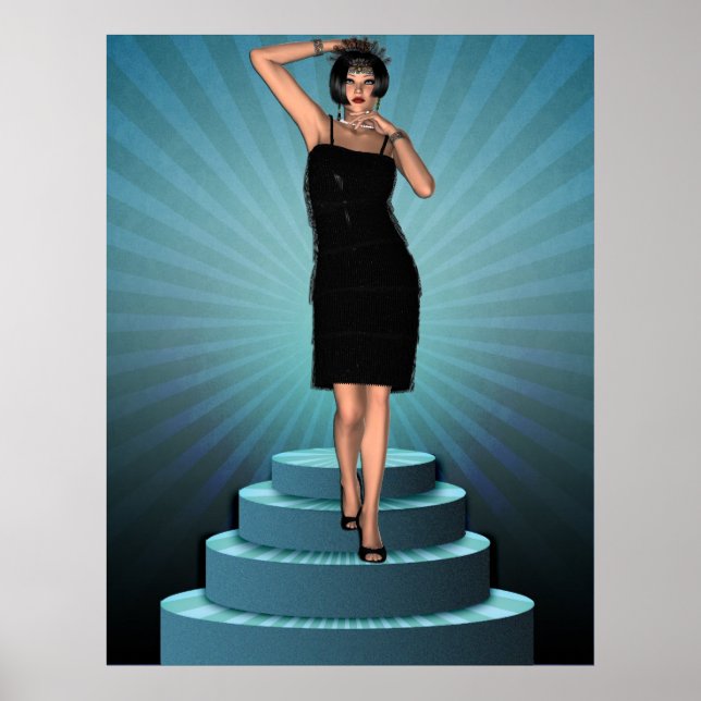 KRW Pending on Ritz Deco Flapper Poster (Framsidan)