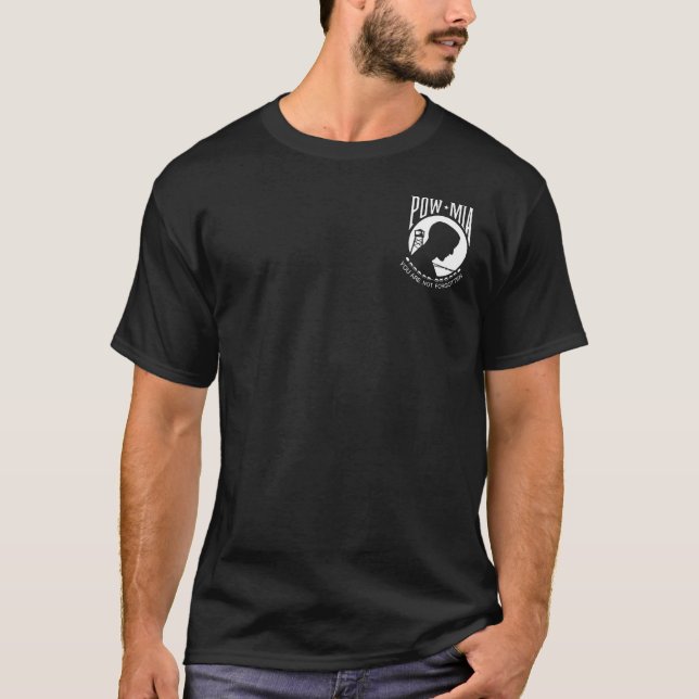 KRW POW-MIA glömms du inte T-shirt (Framsida)
