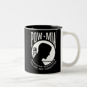 Krw-POW - MIA glömms du inte Två-Tonad Mugg