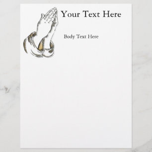 KRW Praying Händer Large Flyer-mall Reklamblad