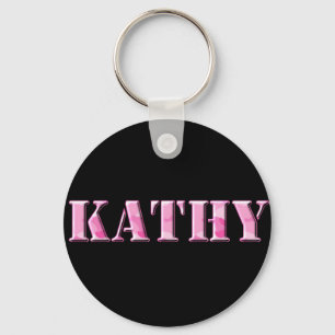 KRW rosa Camo kända Keychain - Kathy Nyckelring