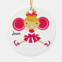 KRW Rosa Cheerleader Custom Name Ornament