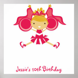 KRW Rosa CheerLedare Birthday Autograph Poster