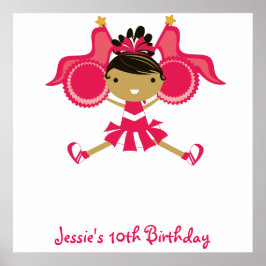KRW Rosa CheerLedare Birthday Autograph Poster