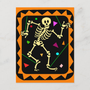 KRW Skeleton Firande Halloween fest Inbjudan