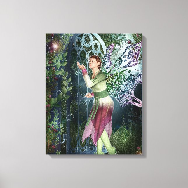 KRW till NattFantasy Fe Art Canvastryck (Framsida)