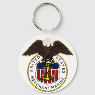 KRW US Merchant Marine Seal Nyckelring