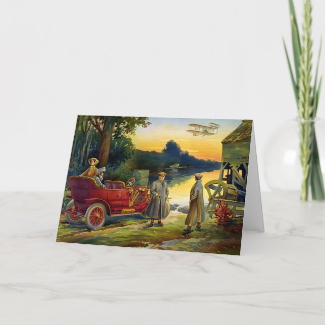 KRW Vintage Automobile 1910 Kort (Framsida)