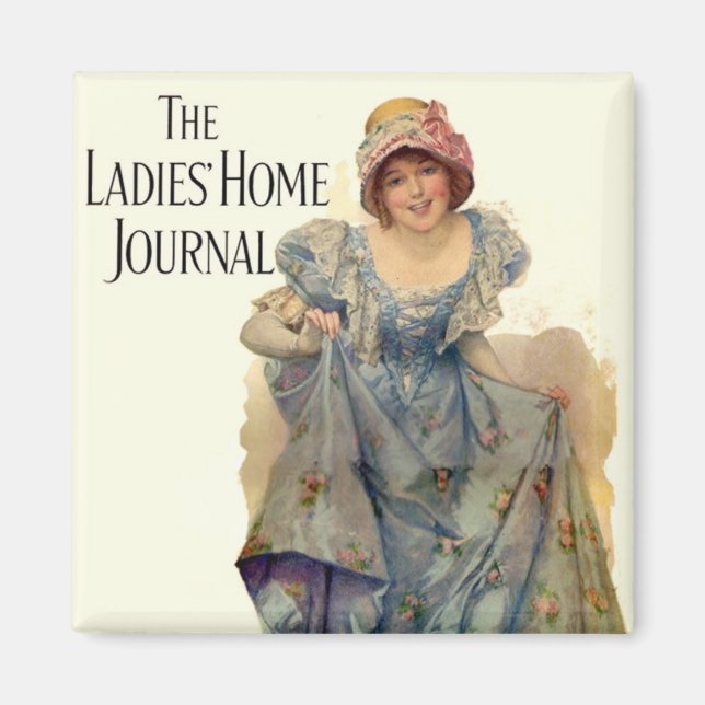 KRW Vintage Dam Home Journal 1915 Magnet (Framsidan)