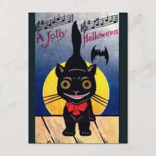KRW Vintage Halloween Vykort