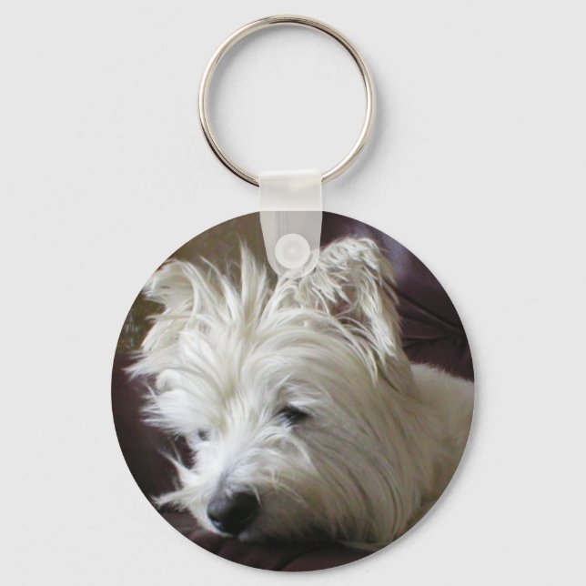 KRW Westie Keychain Nyckelring (Framsida)