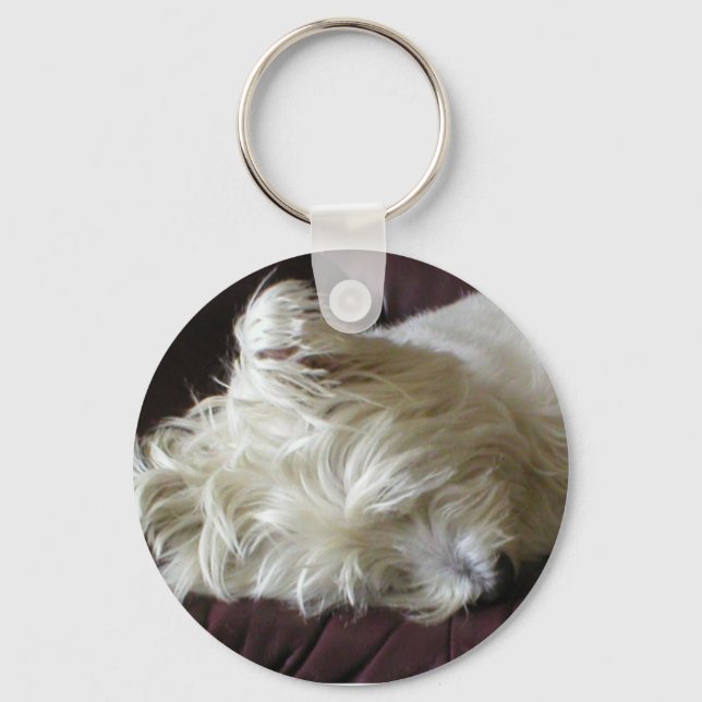 KRW Westie Keychain Nyckelring (Framsida)