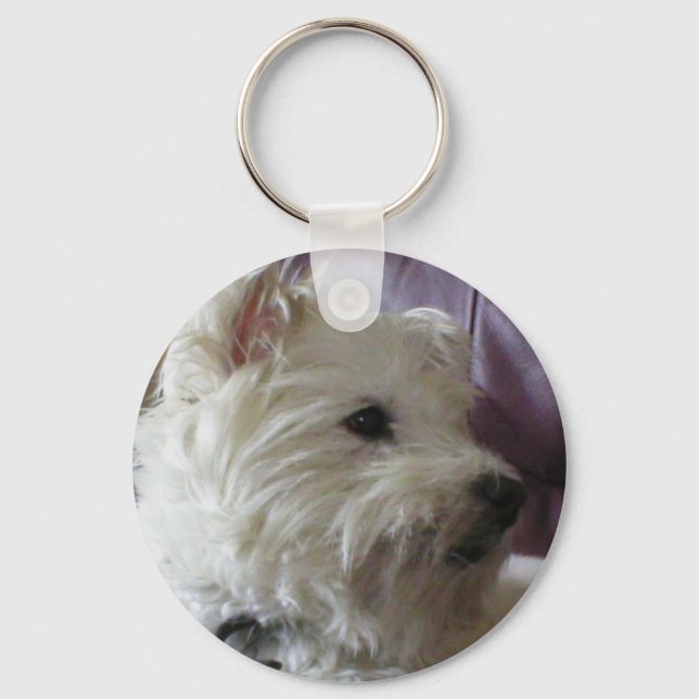 KRW Westie Keychain Nyckelring (Framsida)