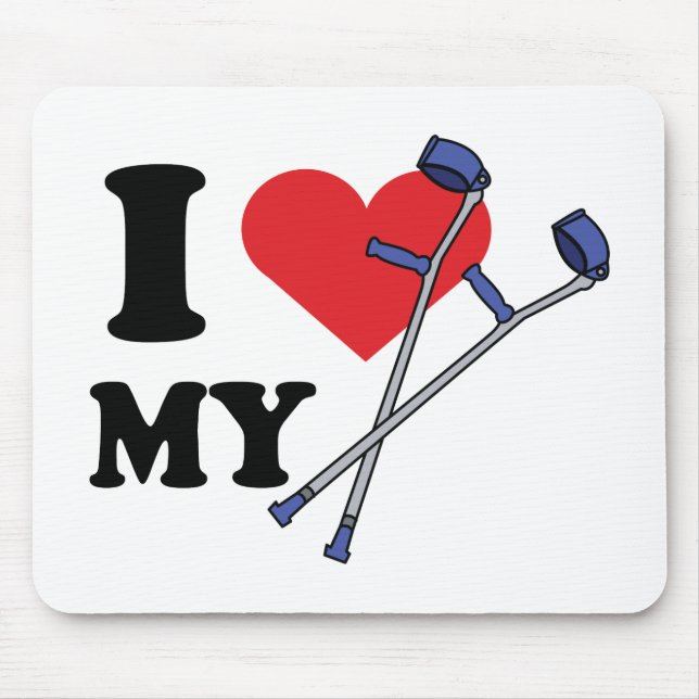 Kryckakärlek Mousepad Musmatta (Framsidan)