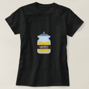 Krydda av numeriskt gult t shirt