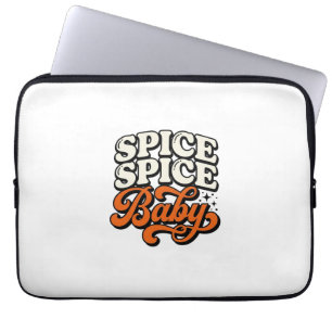 Krydda Krydda Baby Vintage Retro Typografi Tröja D Laptop Fodral