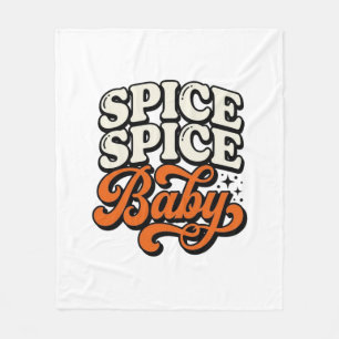 Krydda Krydda Baby Vintage Retro Typografi Tröja Fleecefilt