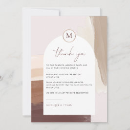 Kryddad Terrakotta | Bröllopsbord Tacksamt Kort