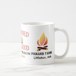 Kryddad vedträkaffemugg kaffemugg