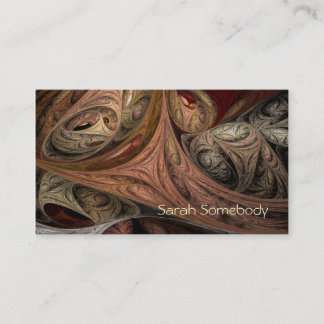 Kryddavridningfractalen profilerar kortet visitkort