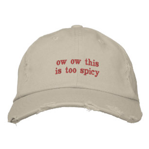 kryddig hatt broderad keps