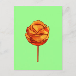 Kryddig Mango På En Pinne Vykort