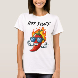 Kryddig mat för hett älskare t shirt