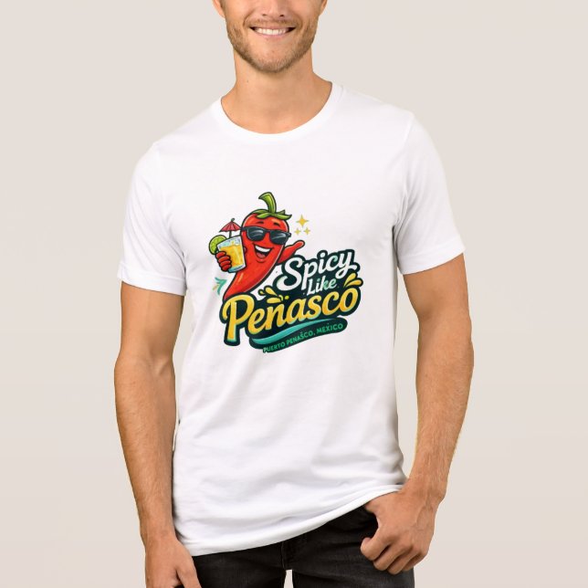Kryddig Som Peñasco Tröja – Rolig Chilipeppar Rock (Framsida)