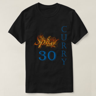 Kryddigt flamma för curry #30 avfyrar tee