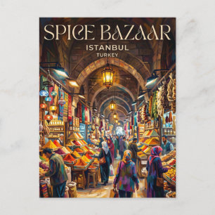 Kryddmarknad Turkiet Vykort