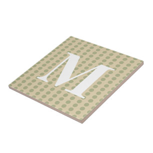 Kryddnejliker Kryddstämningar Prickar med monogram Kakelplatta