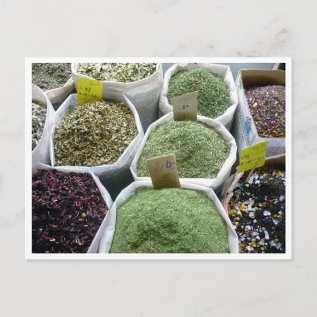 kryddor doha vykort (Framsida)