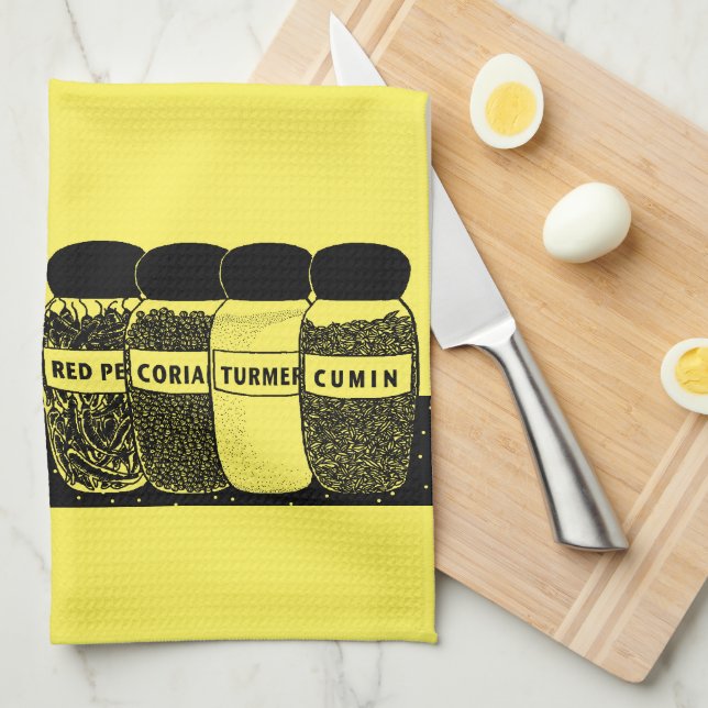 Kryddor Kökshandduk (Vikt i Fjärdedel)