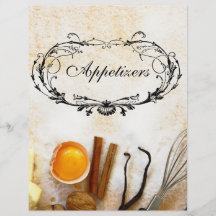 Kryddor och Utensils Recipe Binder Dividers