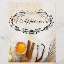 Kryddor och Utensils Recipe Binder Dividers