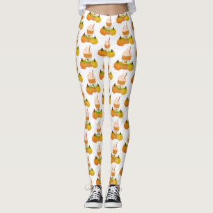 Kryddssäsong för lycklig-pumpa leggings