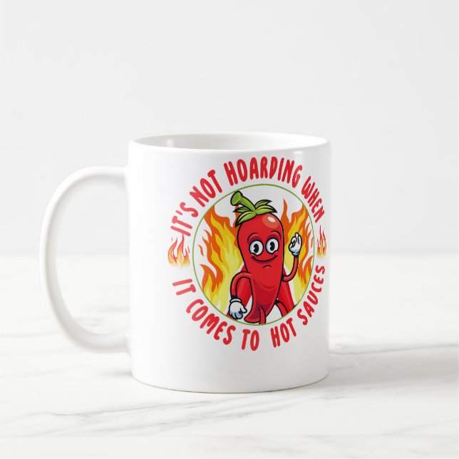 Kryddstark Matätare Paprikäälskare Skarp Mat Kaffemugg (Vänster)