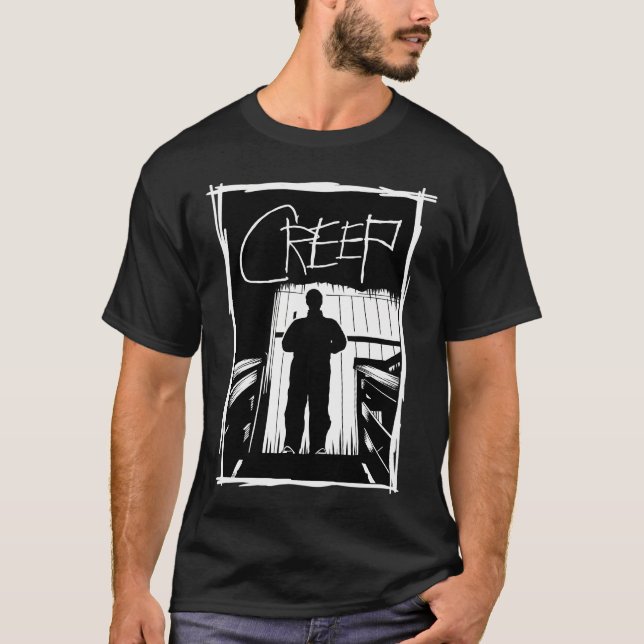 Kryep hittade bilder t shirt (Framsida)