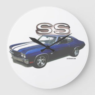 Krylväggslås 1970 CHEVELLE SS Stor Klocka