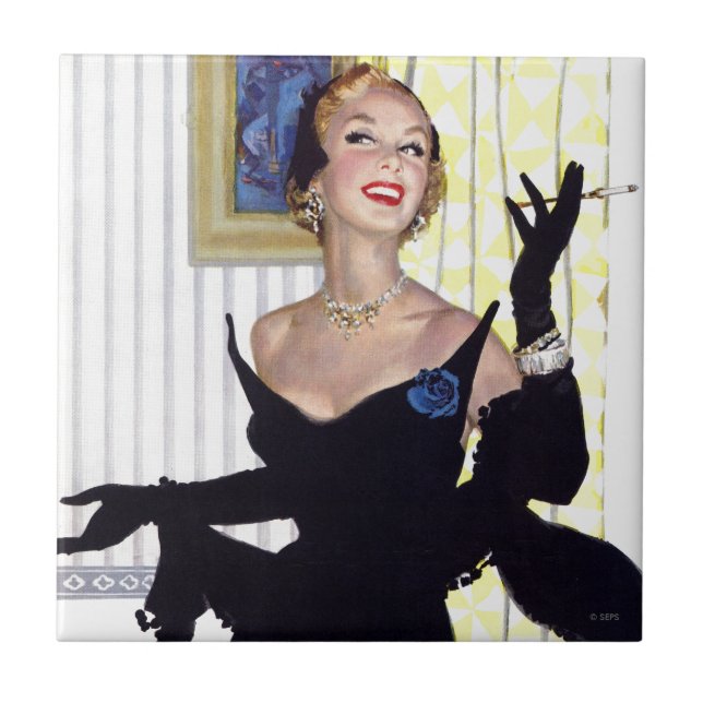 Krymliga kvinnor är för farliga kakelplatta (Framsidan)