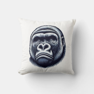 Krymmersättning: Gorilla-Shaped Memory Foam Pillow Kudde