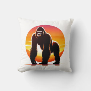 Krymmersättning: Gorilla-Shaped Memory Foam Pillow Kudde