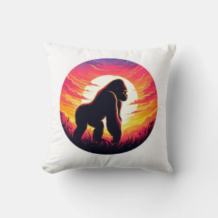 Krymmersättning: Gorilla-Shaped Memory Foam Pillow Kudde