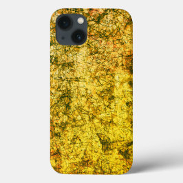 Krymp på en lätt fläckig  gult