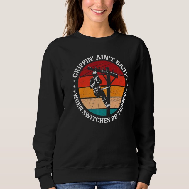 Krympande är inte lätt när strömbrytare snubblar e t shirt (Framsida)