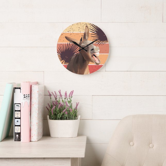 Krympning av Donkey-väggklocka Stor Klocka (Läsesal)