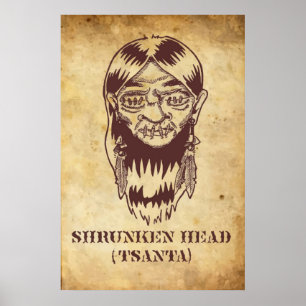 Krympt huvud poster