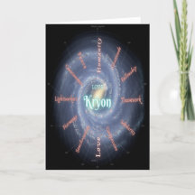 Kryon Galaxy-mappat Helgdag-kort