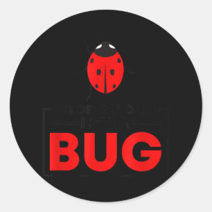 Kryp Älskare - Framtida insamling av entomolog Ins Runt Klistermärke